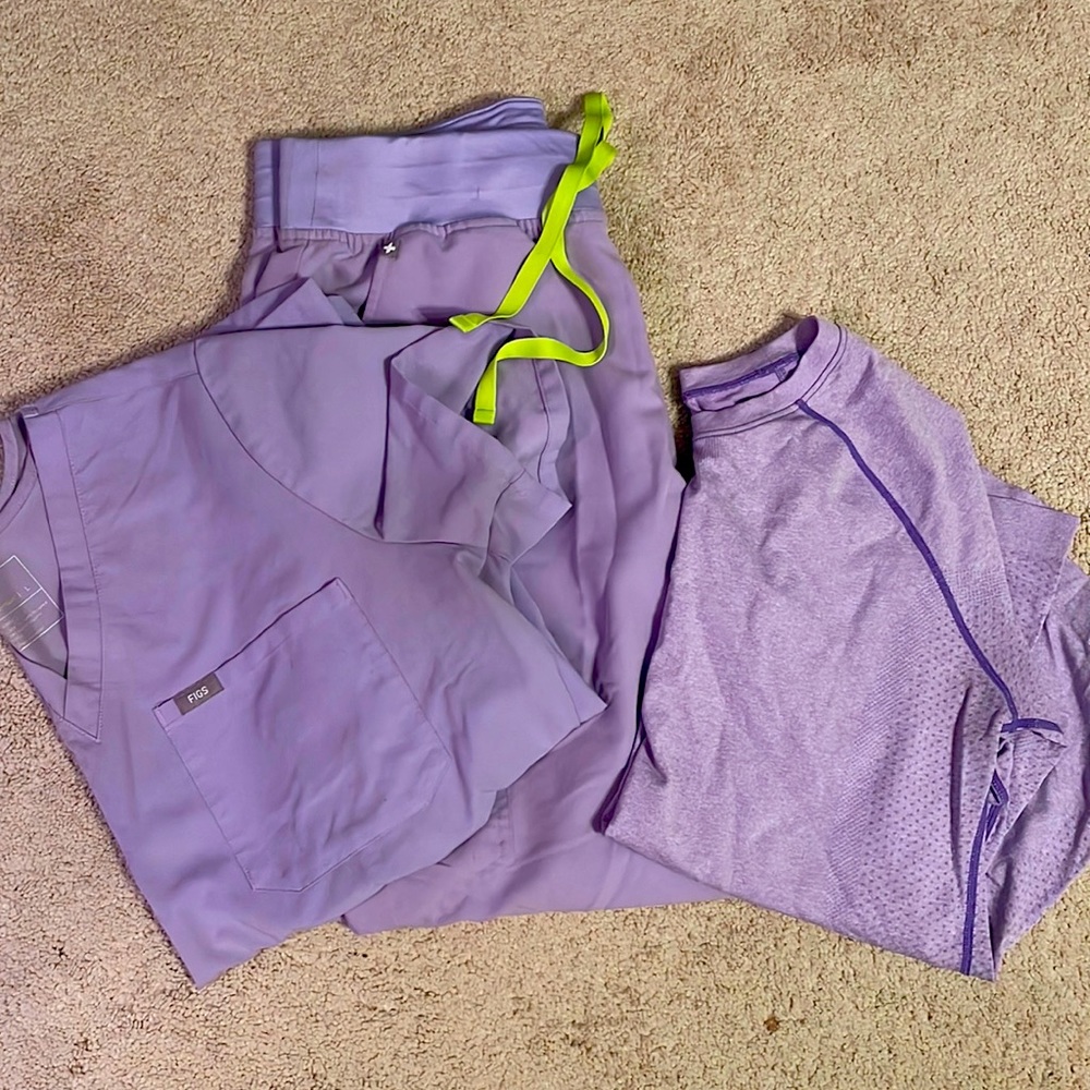 Figs Lilac Scrub Set